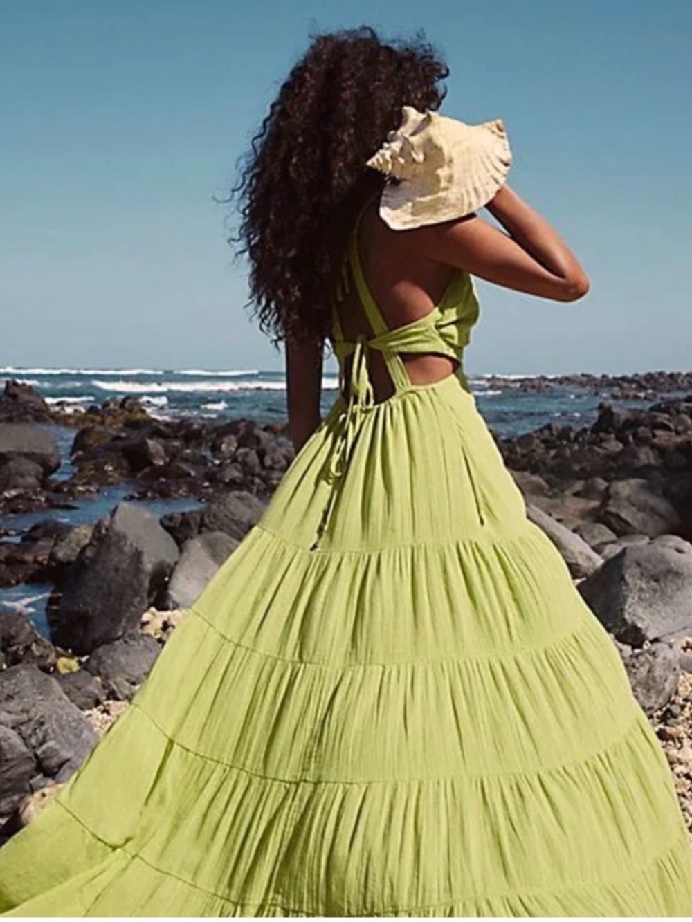 Free People Auralie Maxi Dress size LARGE